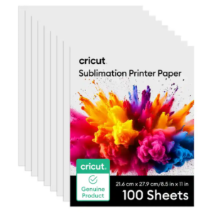 CRICUT SUBLIMATION PAPER 8.5X11IN (100) BULK  - 2012014