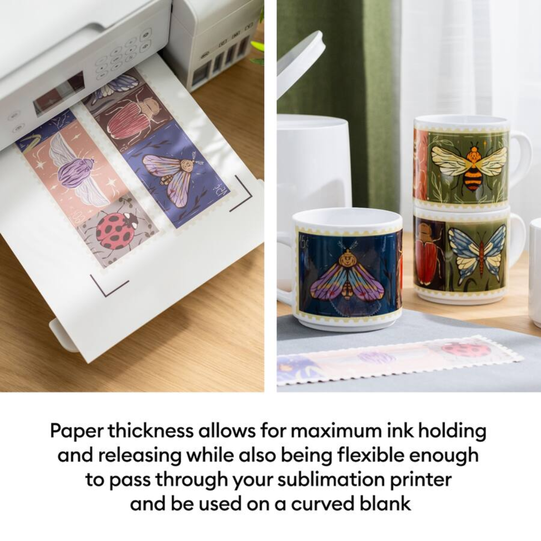 CRICUT SUBLIMATION PAPER 8.5X11IN (104) BULK - 2012014