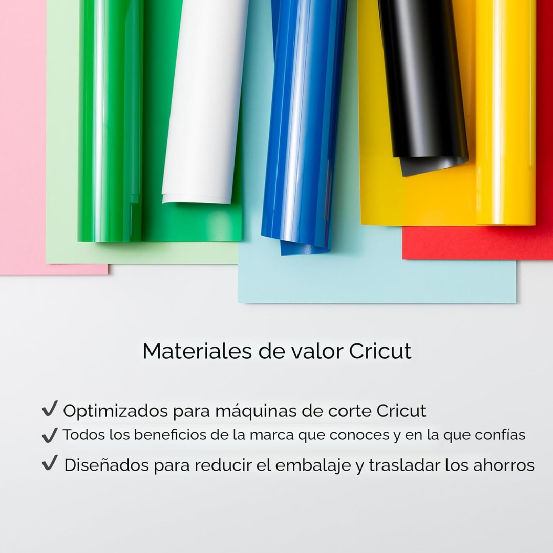 CRICUT Value Iron-on - Rainbow Sampler - 12x12 in (15) - 2012093