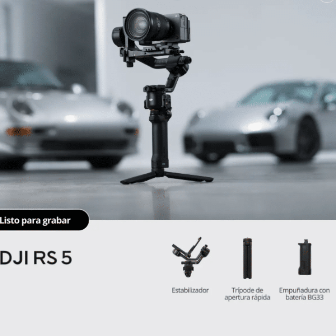 DJI - Stabilizer Single - RS5 - Audio y Video - Accesorios - 6937224131712 (2)