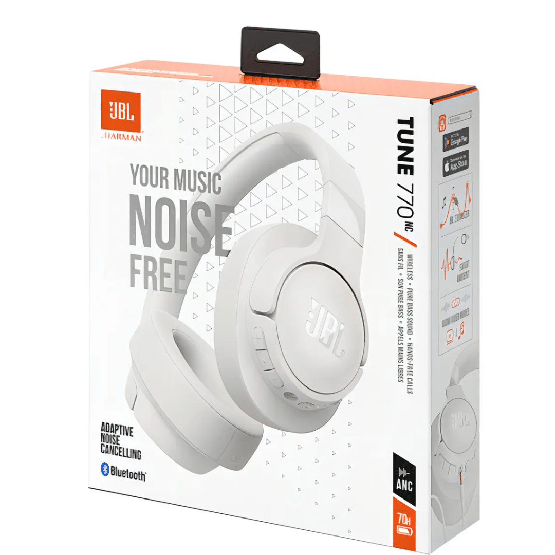 JBL JBL Tune 770 Lifestyle Headphone White - JBLT770NCWHTAM (4)