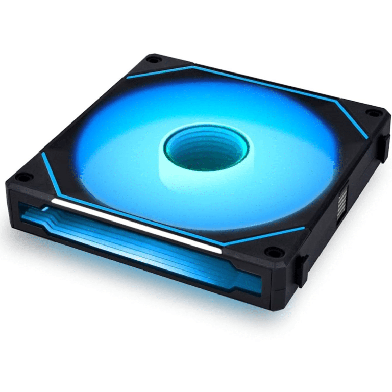 Lian Li UNI Fan Sl-infinity Wireless 140-Single Pack-2.4 Ghz Wireless Signal Control-argb Fan-customizable Double Infinity Mirror Effect-daisy-chain Design-without Controller - Black (14SLIN1W1B) | SKU FAN-14IB1 - FAN - FAN-14IB1 - LIAN-LI - 840353053342 - 14SLIN1W1B