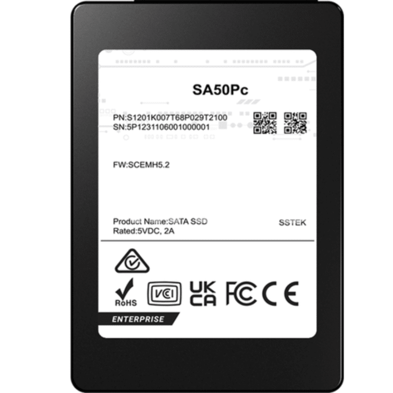 PHISON PHISON SSD S1201K053T84P024T0900 3840GB 2.5 Non-SED SATA III Bulk Pack SD 306552 S1201K053T84P024T0900