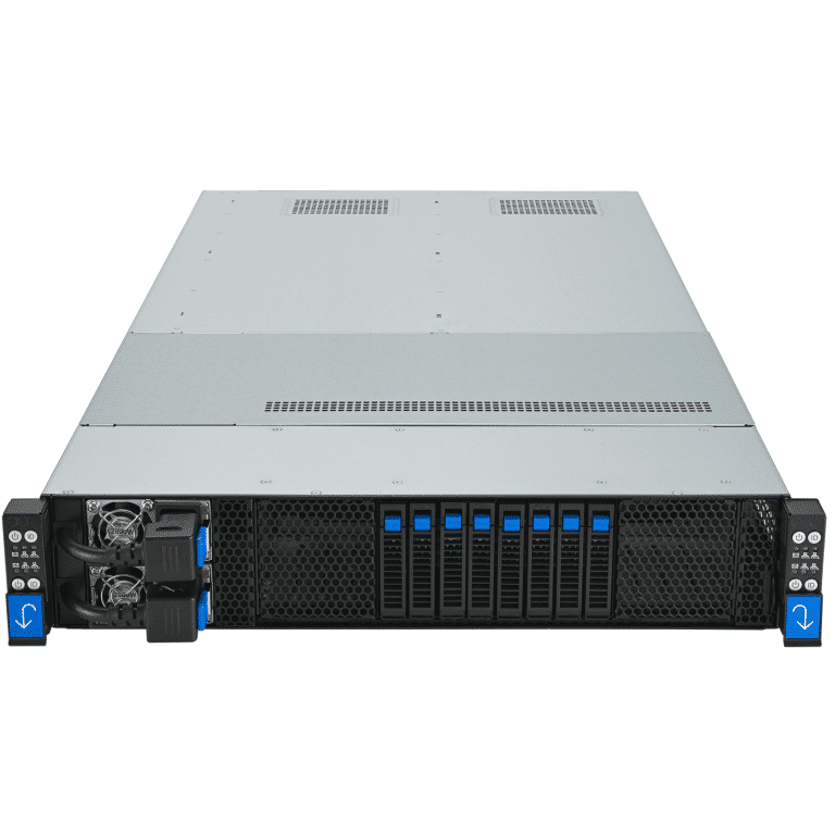 ASUS RS720QA-E12-RS8U-26WEVHS AMD Epyc™ 9004 High Density 2U4N Server That Designed For Liquid Cooling Solutions And Support Up To Dual Processors, 24 Dimm, Two Pcie 5.0 Slots, Two M.2, 2 Nvme, And Two 10G LAN Per Node | SKU 72QA2R8UVH - MB - 72QA2R8UVH - ASUS - 197105192447 - RS720QA-E12-RS8U-26WEVHS