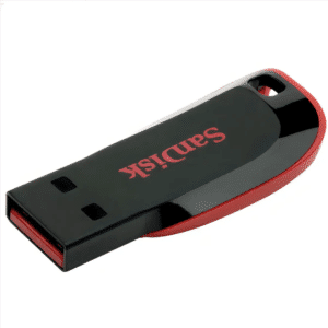 SanDisk Cruzer Blade - Unidad flash USB - 128 GB - USB - negro, rojo - Memorias - Unidades Flash USB - SDCZ50-128G-B35