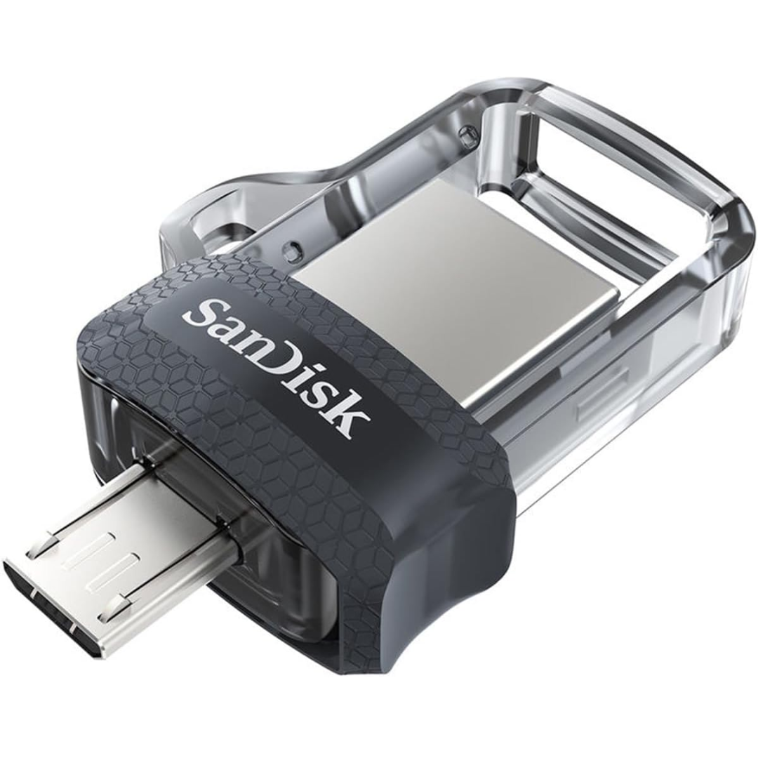SanDisk Ultra Dual - Unidad flash USB - 128 GB - USB 3.0 micro USB - Memorias - Unidades Flash USB -