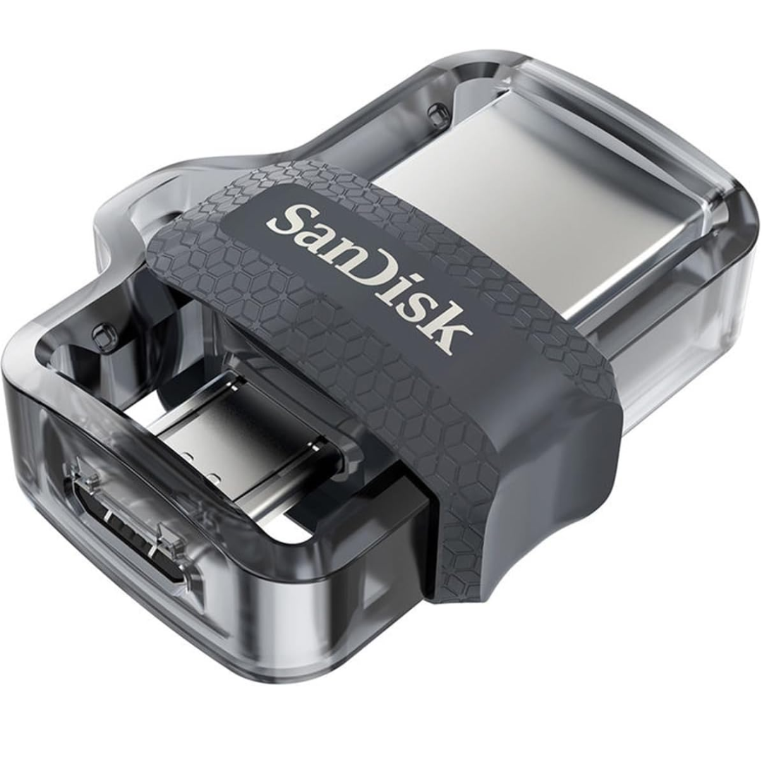 SanDisk Ultra Dual - Unidad flash USB - 128 GB - USB 3.0 micro USB - Memorias - Unidades Flash USB - (3)