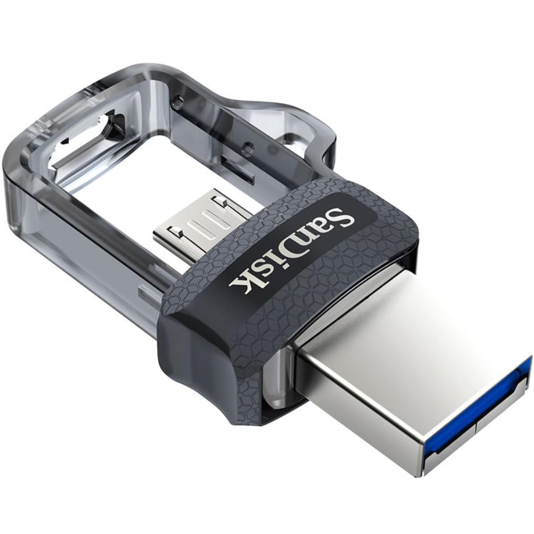 SanDisk Ultra Dual - Unidad flash USB - 128 GB - USB 3.0 micro USB - Memorias - Unidades Flash USB - S (1)