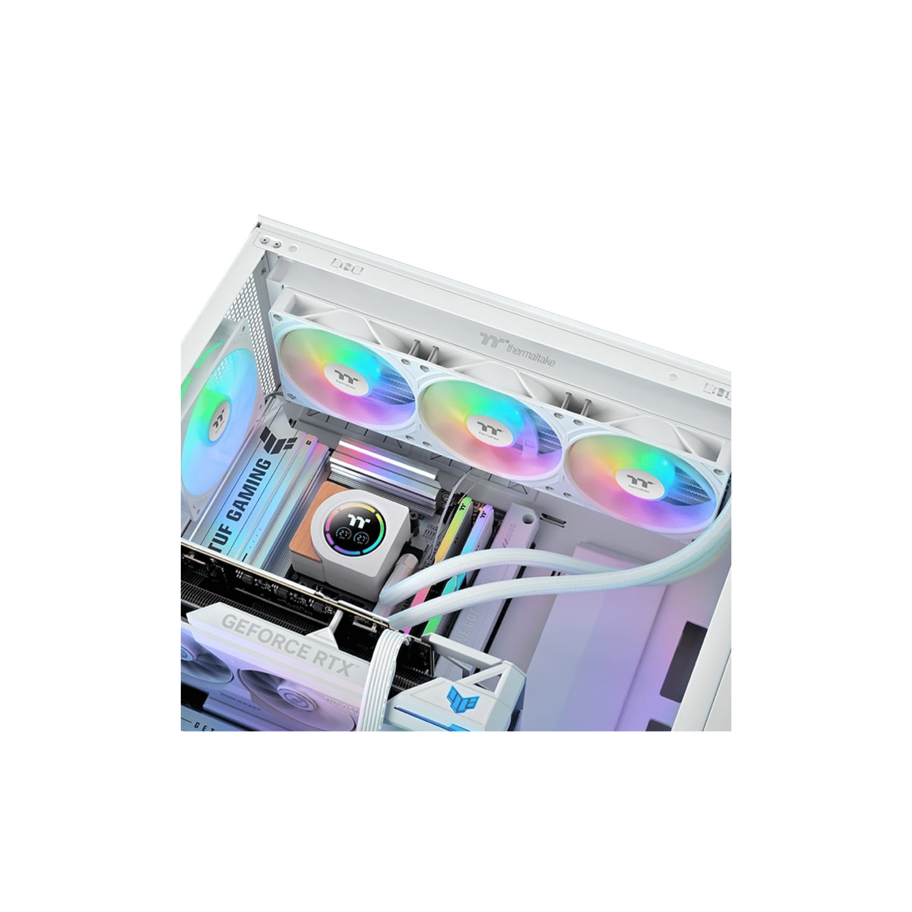 Thermaltake Thermaltake Fan CL-W500-PL12SW-A LB360-S ARGB Sync AIO Liquid Cooler Snow FN 307876 CL-W500-PL12S (1)