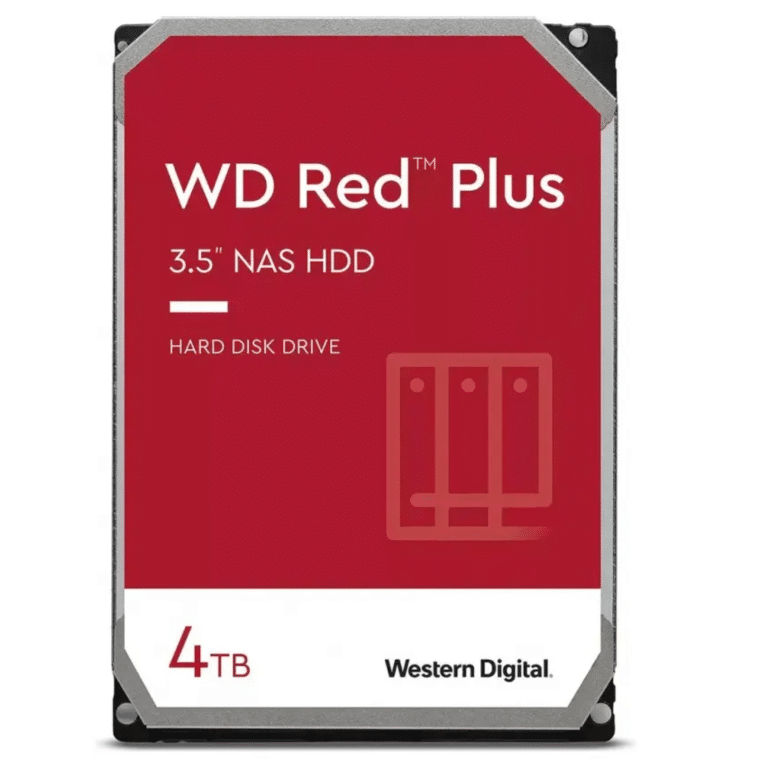 Western Digital WD Red Plus - Hard drive - Internal hard drive - 4 TB - 3.5" - 5400 rpm - Almacenamiento - Discos Duros Internos - WD40EFZZ