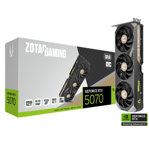 Zotac ZOTAC VCX ZT-B50700J-10A GeForce RTX 5070 SOLID OC 12GB GDDR7 192bit Retail VC 305468 ZT-B50700J-10A