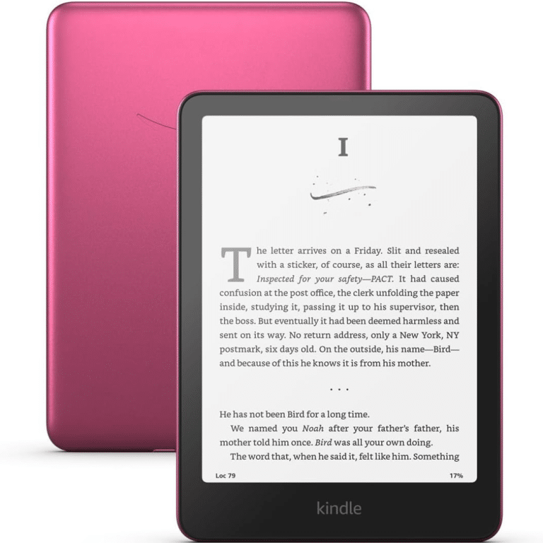 Amazon Kindle Paperwhite Signature Edition 2024 32gb Metallic Raspberry B0cfphphyc - New Factory Sealed - Balance of Manufacturer Warranty - 840268904593