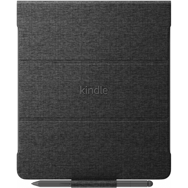 Amazon Kindle Scribe Fabric Folio Cover With Magnetic Attach Black B0c73jb15l - New Factory Sealed - Balance of Manufacturer Warranty - 840080536644