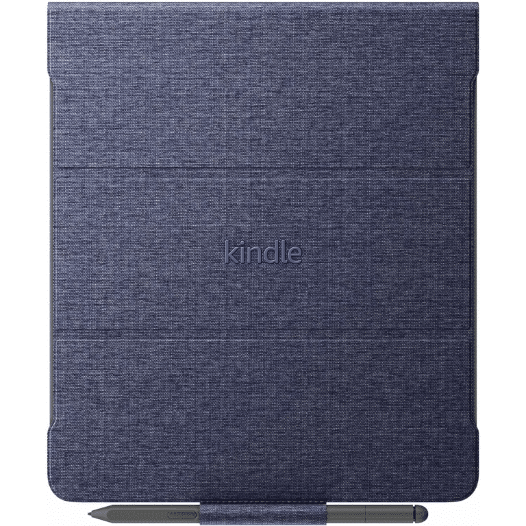 Amazon Kindle Scribe Fabric Folio Cover With Magnetic Attach, Denim B0c73k2dx3 - New Factory Sealed - Balance of Manufacturer Warranty - 840268974657