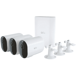 Arlo Pro 5s 2k Spotlight Camera 3 Cameras & 1 Solar Panel White - New Factory Sealed - Balance of Manufacturer Warranty - VMK4360P-1SCNAS