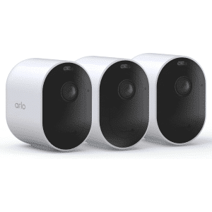 Arlo Pro 5s Spotlight Security Camera 2k Hdr (3 Pack) - New Factory Sealed - Balance of Manufacturer Warranty - VMC4360P-100NAS
