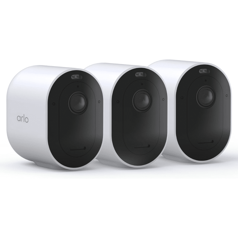Arlo Pro 5s Spotlight Security Camera 2k Hdr (3 Pack) - New Factory Sealed - Balance of Manufacturer Warranty - VMC4360P-100NAS