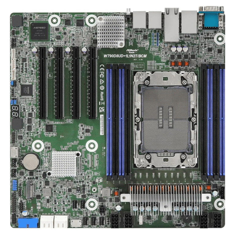 ASRock Inc. ASRock MB W880D4U W880 LGA1851 Max.256GB DDR5 Micro-ATX Retail MB 303473 W880D4U