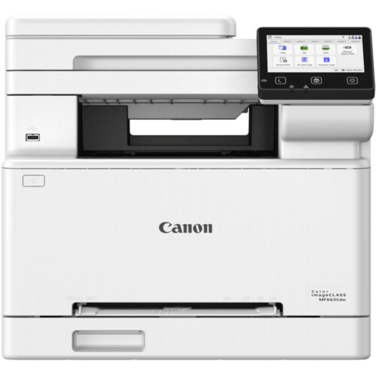 Canon Imageclass Wireless Duplex Color Laser All-in-one Printer White - MF663CDW - Canon