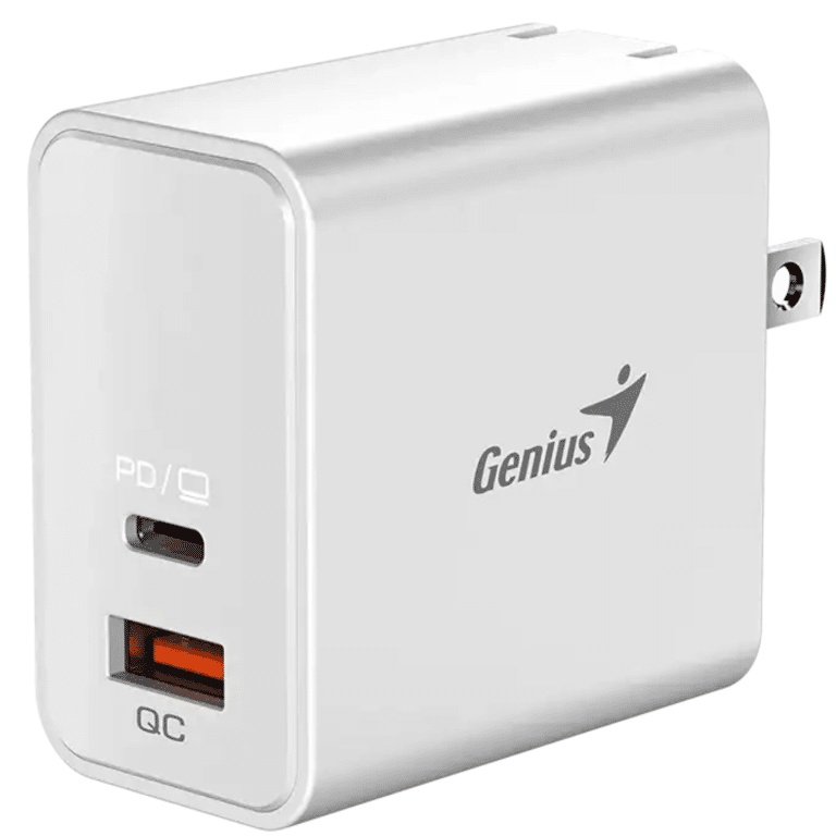 Cargador Genius Pd-65ac 65w Usb 3.0 - Usb-c White - Accesorios - 32590010401