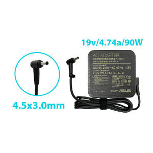 Cargador Para Laptop Asus 19v 4.74a 90w 4.5x3.0mm Tipo Pared Original