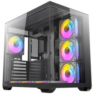 Case Antec/cx Mirror Mid Tower Argb 3x120mm Bottom  3x120mm Right Side 1x120mm Rear - 761345102681 - CXMIRROR-B