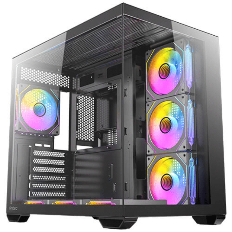 Case Antec/cx Mirror Mid Tower Argb 3x120mm Bottom  3x120mm Right Side 1x120mm Rear - 761345102681 - CXMIRROR-B