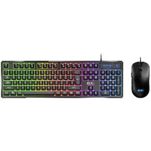 Teclado + Mouse Genius Usb Scorpion Km-gx6 Teclado K6 Y Mouse X1 7 Colores Rgb Copilot Dpi 400-3200 - 091163262268 - 31330010401sku Idc: 31040009401