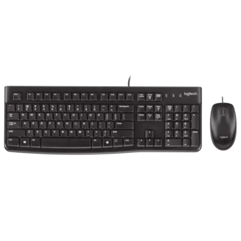 Combo Logitech/teclado Y Mouse Mk120 Desktop/usb/teclas Concavas - 097855088802 - 920-004428-NEGRO