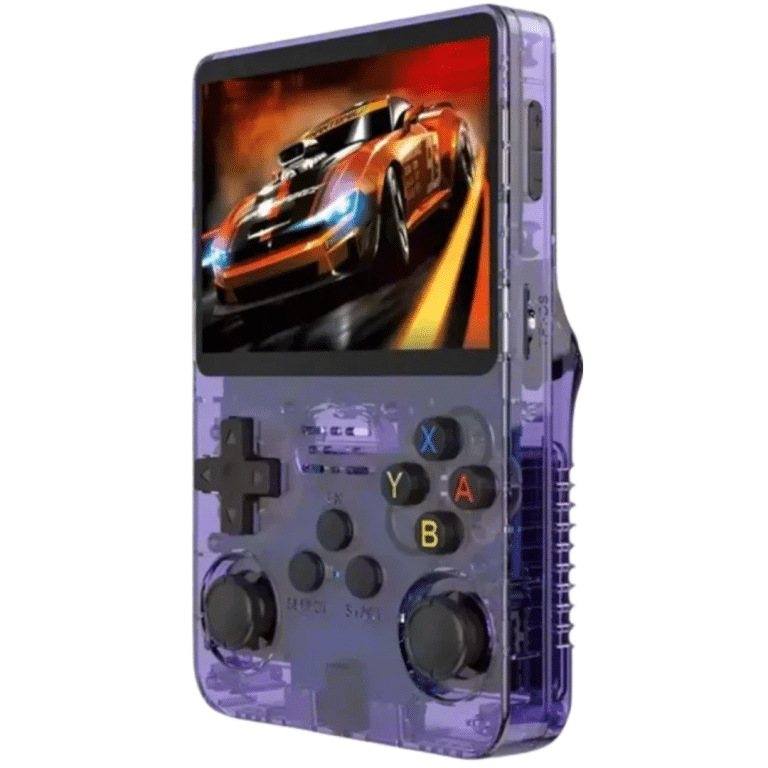 Gamer Boy Classic Edition Handheld Gaming Console Atomic Purple : 15,000 Classic Games, 3.5" Display, Hall Effect Joysticks, Back Buttons - New Factory Sealed - 1 Year Manufacturer Warranty - 850064663150