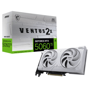 Geforce RTX 5060 Ti 8G VENTUS 2X OC WHITE PLUS - 8G - Focus - G506T8V2CWP - 824142421307 - G506T8V2CWP - MSI