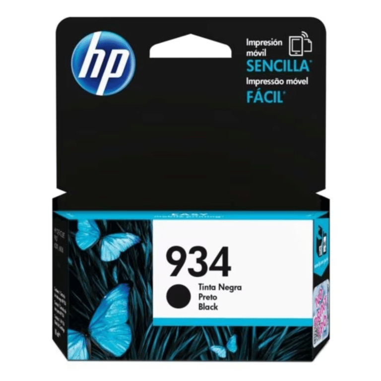 Hp 934 Black Ink Cartridge Latin America - New Factory Sealed - 1 Year Manufacturer Warranty - C2P19AL