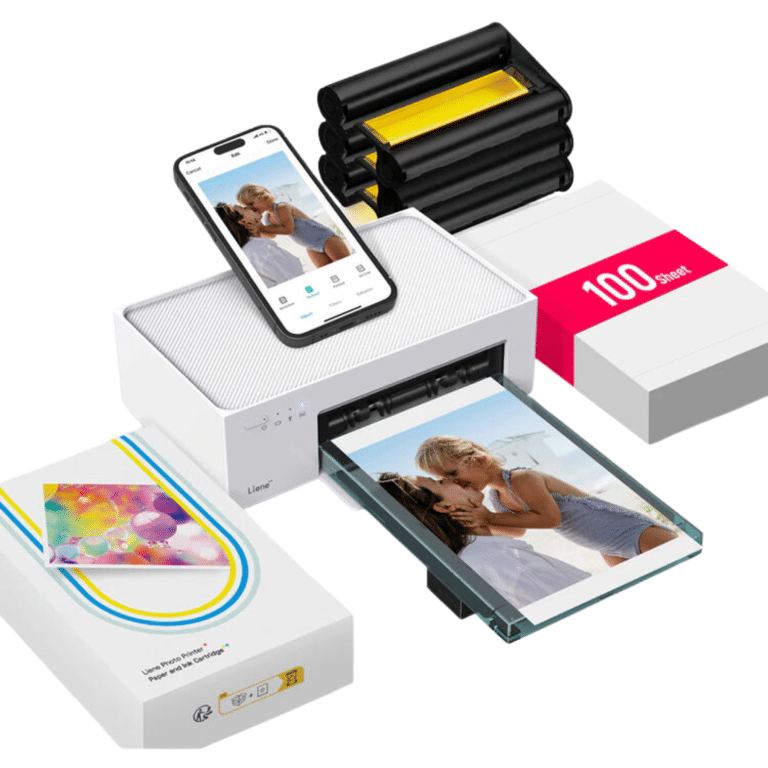 Liene Liene PR DHP513W#US2 Amber M100 4x6 Inch Photo Printer Bundle Retail PR 299849 DHP513W#US2