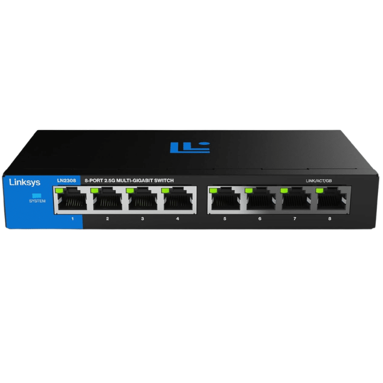 Linksys 8 Port Multi Gigabit - New Factory Sealed - 1 Year Manufacturer Warranty - LN2308-NA