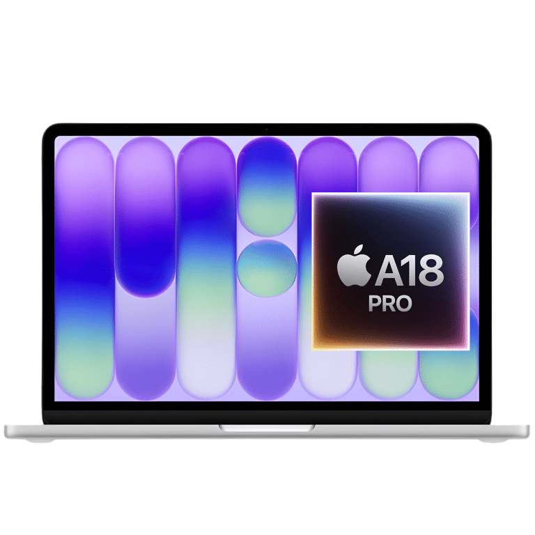 Laptop Macbook Neo Apple A18 Pro Chip Built For Apple Intelligence 6 Core Cpu 5 Core Gpu Ram 8gb Memory Ssd 256gb Storage Silver - Mhfa4ll/a