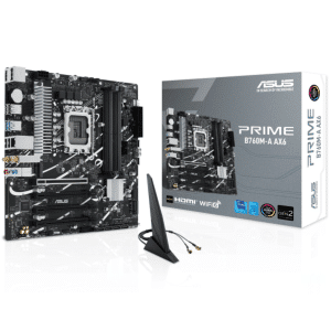 Mainboard Asus Prime B760m-a Ax6 Lga-1700 Intel 14va. 4ddr5 Wifi Dp Hdmi 3m.2 12usb Pcie 4.0 Matx - 90mb1jh0-mvaay0