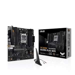 Mainboard Asus Tuf Gaming A620m-plus Wifi Am5 Ddr5 Wifi 6 Bt V5.3 Aura Sync Rgb - 197105164260 - TUFGAMINGA620M-PLUSWIFI