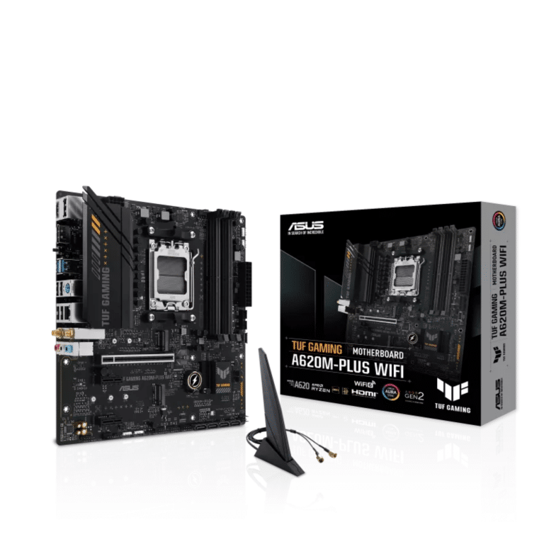 Mainboard Asus Tuf Gaming A620m-plus Wifi Am5 Ddr5 Wifi 6 Bt V5.3 Aura Sync Rgb - 197105164260 - TUFGAMINGA620M-PLUSWIFI