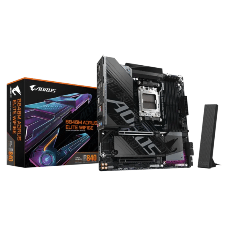 Mainboard Gigabyte B840m Aourus Elite Wifi6e Micro Atx Am5 Ddr5 Wifi 6 - B840MAELITEWIFI6E