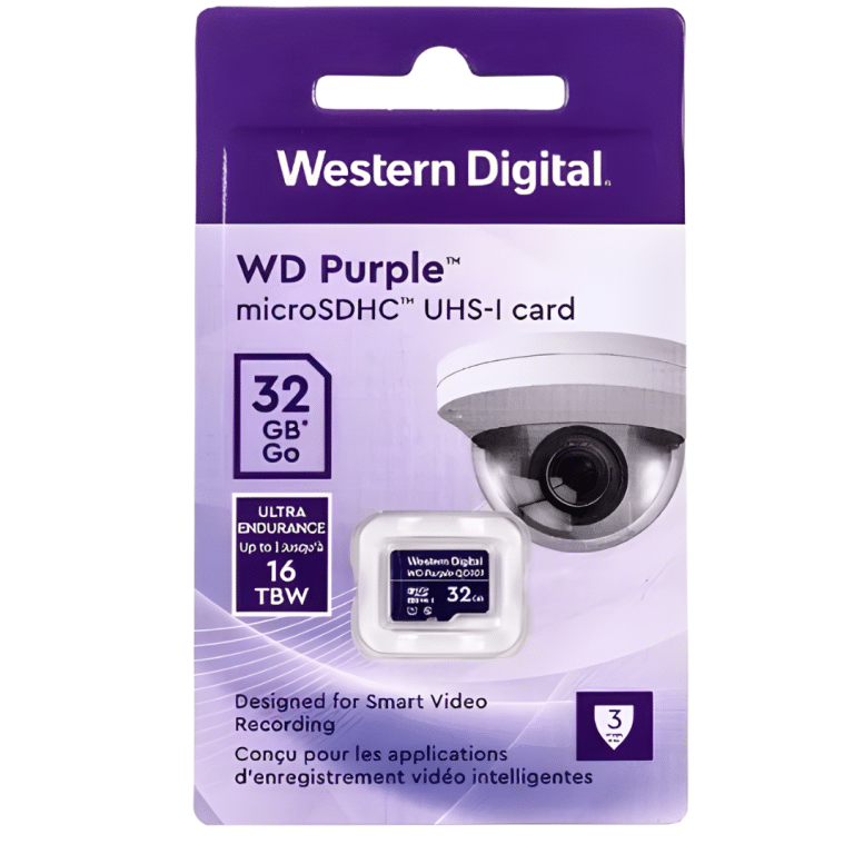 Micro Sd  Western Digital 32gb Sc Qd101 Clase 10 Purple - Wdd512g1p0c-85ael0
