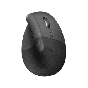 Logitech Lift Vertical Ergonomic Mouse - Ratón vertical - ergonómico - 6 botones - inalámbrico - 2.4 GHz, Bluetooth - receptor de USB Logitech Logi Bolt - grafito - Periféricos - Ratones - 910-006466