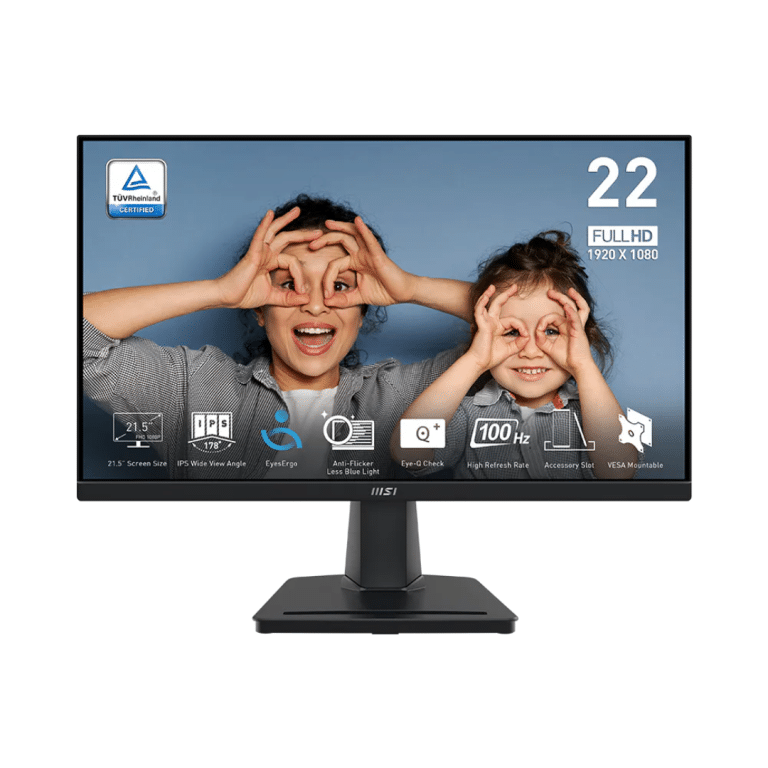 MSI Pro MP225 - PROMP225 - Business Productivity Monitor - 21.45" VA FHD 100Hz Adaptive-sync Display - HDMI - VGA | SKU MSI-PMP225 - MON - MSI-PMP225 - MSI - 824142350768 - PROMP225