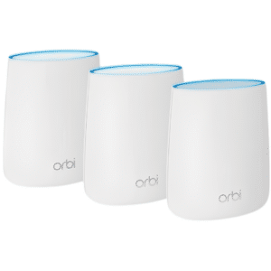 Netgear Orbi Whole Home Mesh Wifi System Wifi Router And Two Satellite Extender - New Factory Sealed - 1 Year Manufacturer Warranty - RBK53-100NAS