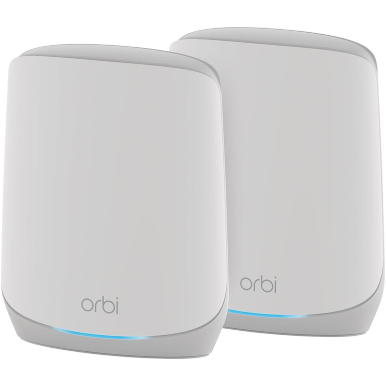 Netgear Orbi Whole Home Tri-band Wifi 6 Mesh Network System (rbk752p) – Router With 1 Satellite Extender, Security Features, Coverage Up To 5,000 Sq. Ft., 75 Devices, Ax5200 802.11ax (up To 5.2gbps) - New Factory Sealed - Balance of Manufacturer Warranty - RBK7752P-100NAS /AX5200