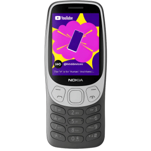 Nokia 3210 Ta-1686 Dual Sim Ltau Grunge Black Unlocked Feature Phone - New Factory Sealed - 1 Year Manufacturer Warranty - 6438409096630