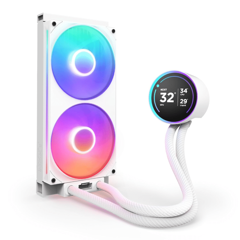 NZXT NZXT Fan RL-KR28E-W2 KRAKEN ELITE RGB 280 AIO LIQUID COOLER 280MM WHITE Retail FN 288577 RL-KR28E-W2