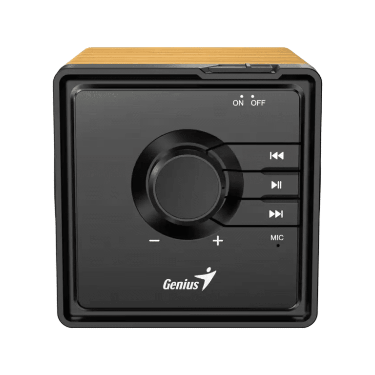 Parlante Genius/sp-916bt Portable /potencia 6w Rms /bluetooth 5.3 /color Madera - 091163262930 - 31730057400