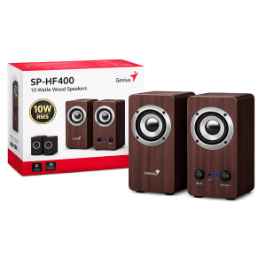 Parlante Genius/sp-hf400 Potencia 10w Rms Dark Brow Ac Power 100 / 240 V - 091163263159 - 31730058403