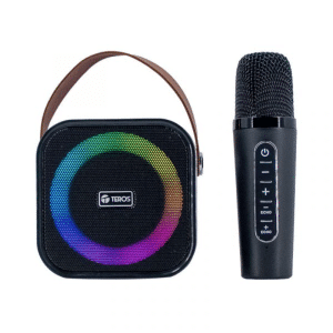 Parlante Teros/te-6013n Con Microfono /potencia 10w Karaoke /bt 5.4 - 0782752509320 - TE-6013N