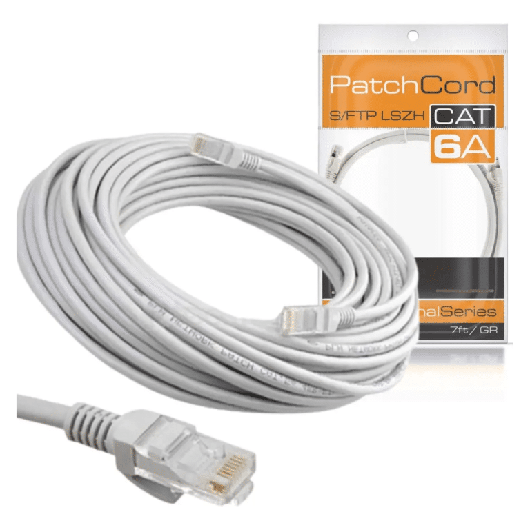 Patch Cord Cat6a 15mts S-ftp Blanco